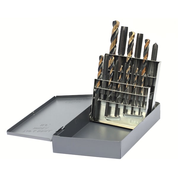 18PC UNF TAP and DRILL SET 400N Drill 2000N TAPS